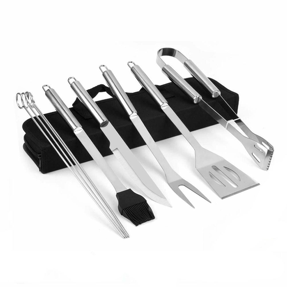 9-piece grill tool set in bag