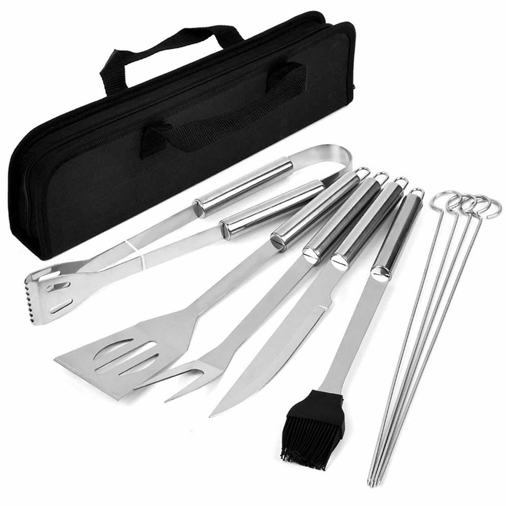 9-piece grill tool set in bag
