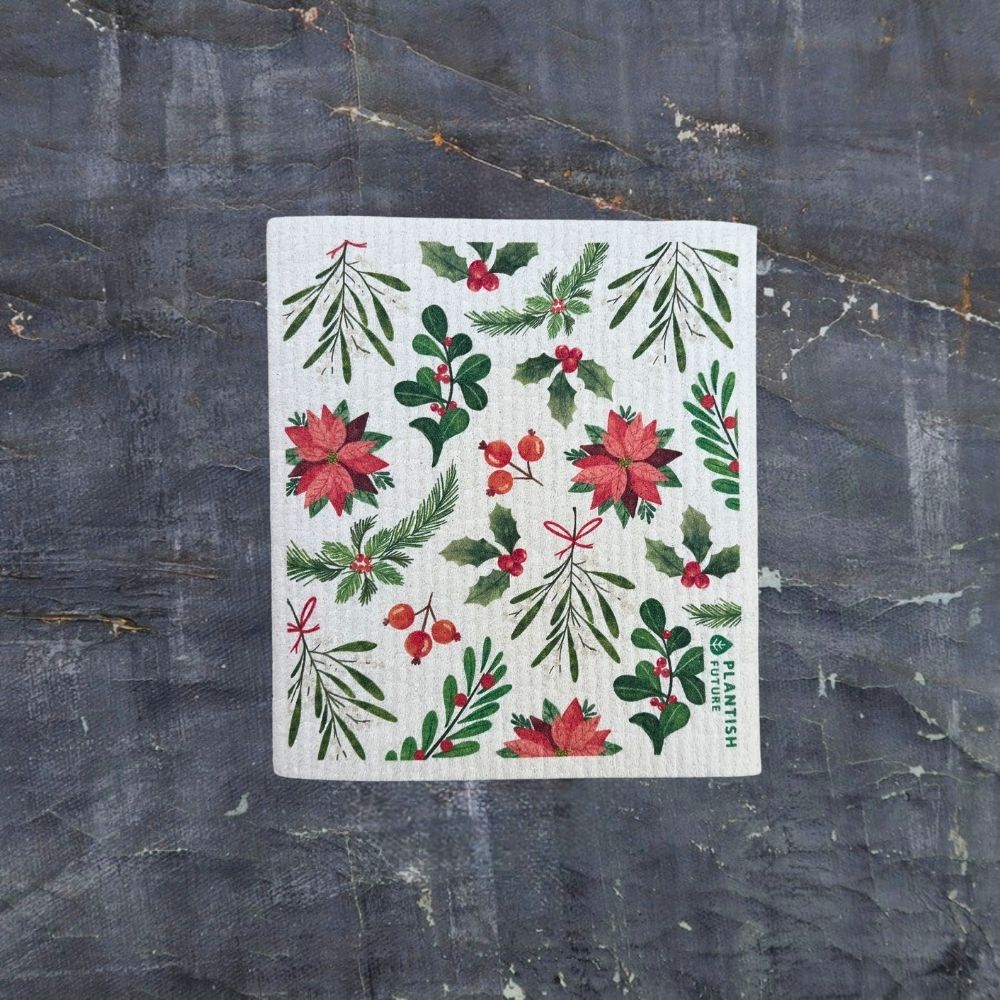 Holly Jolly - Swedish Sponge Cloth Set