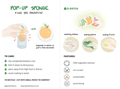 Holiday Moose - Pop up Sponge (Holiday Exclusive)