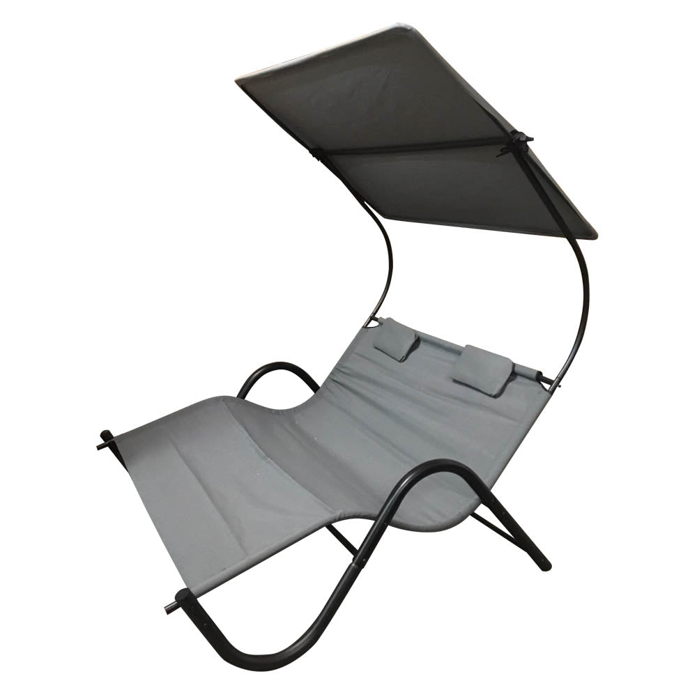 2-person DELUX sunbed in 3 colors-grey
