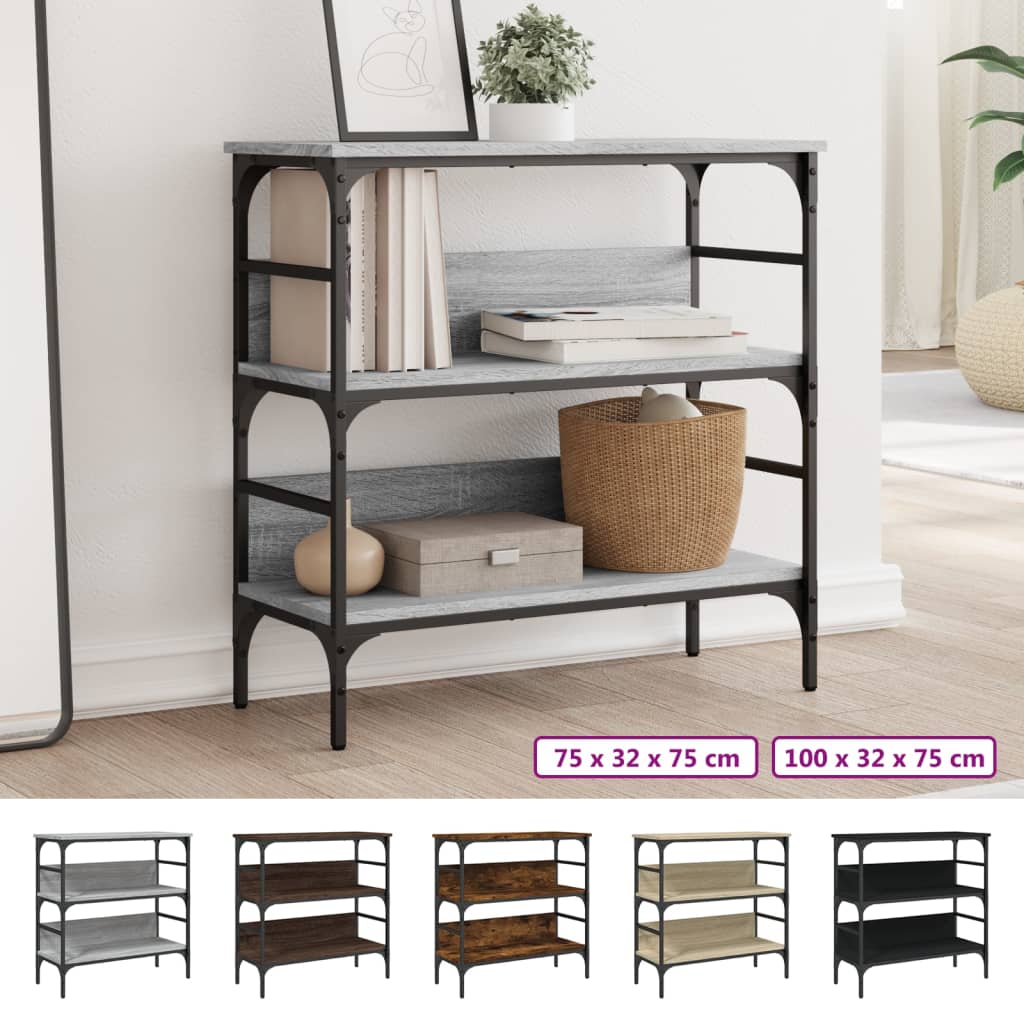 vidaXL Console Table Storage Hallway Living Room Furniture Engineered Wood